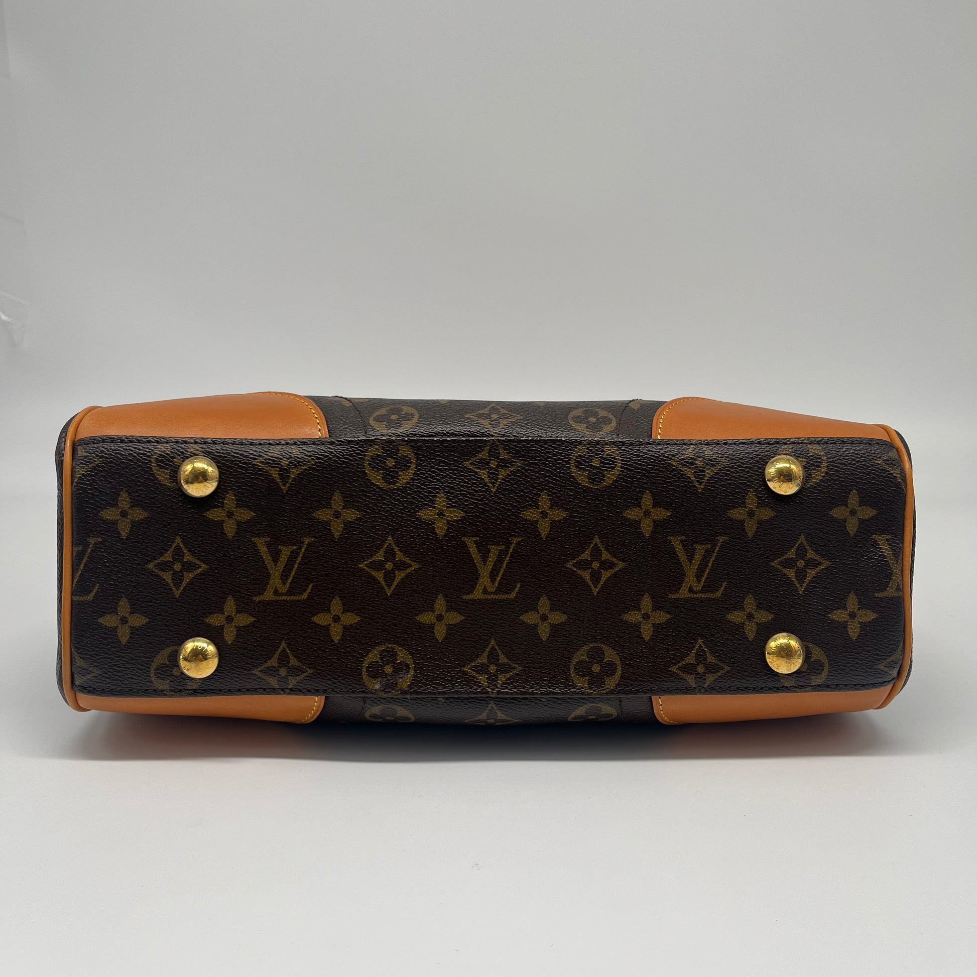 Beverly Handbag Monogram Canvas MM Twins