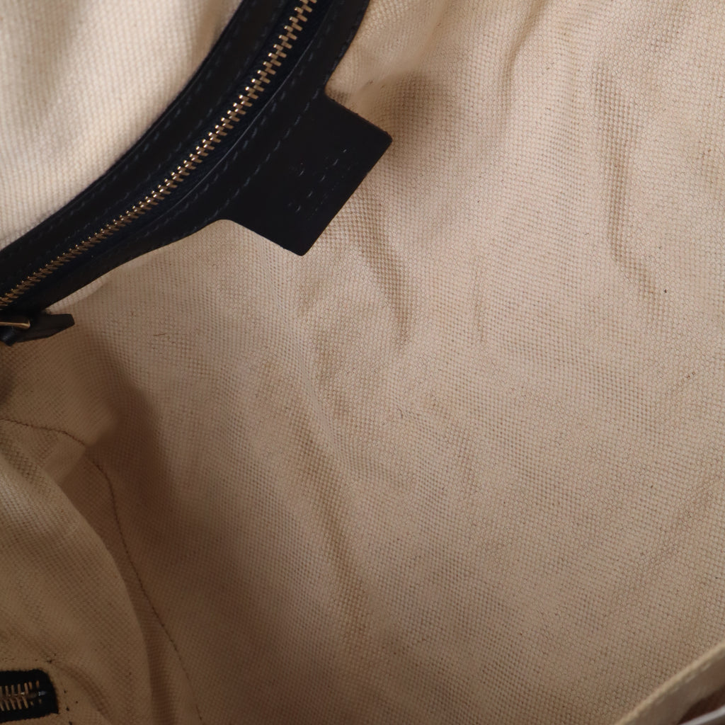 Gucci GG Canvas Vintage Web Small Joy Boston Bag w/ Long Strap B22324