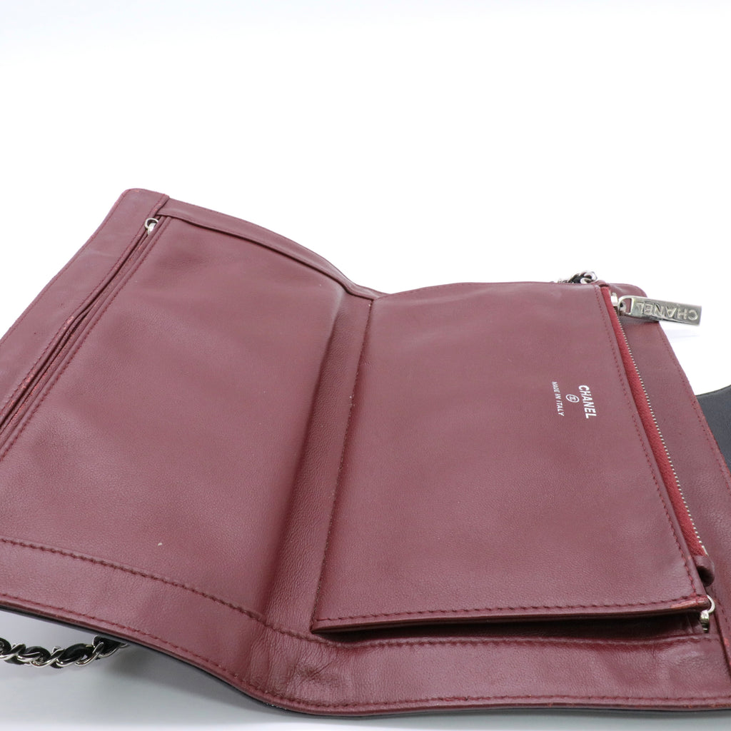 Black Patent Iconic Mini Crossbody Bag Twins