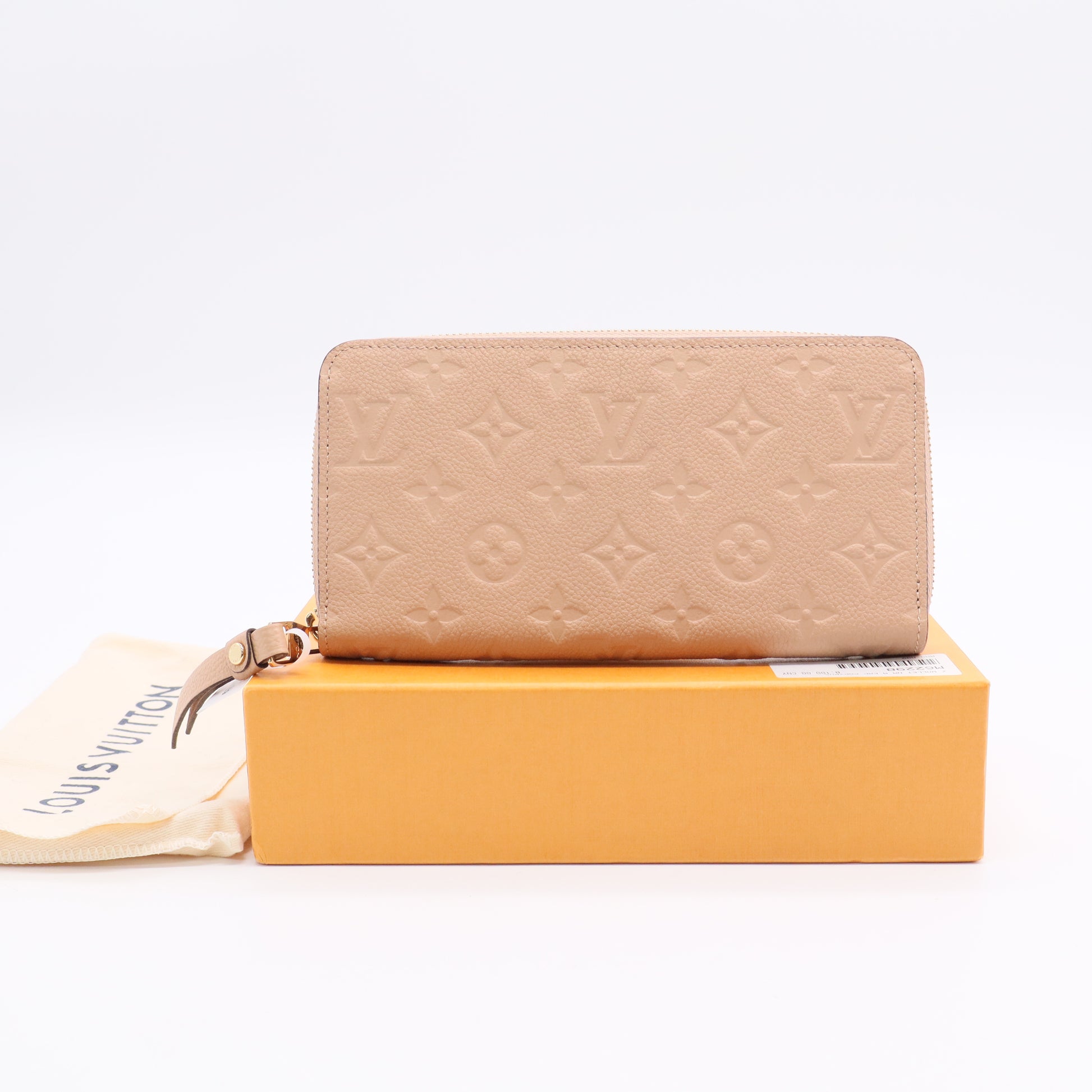 Louis Vuitton Arizona Monogram Empreinte Leather Zippy Wallet Twins LDJ3154