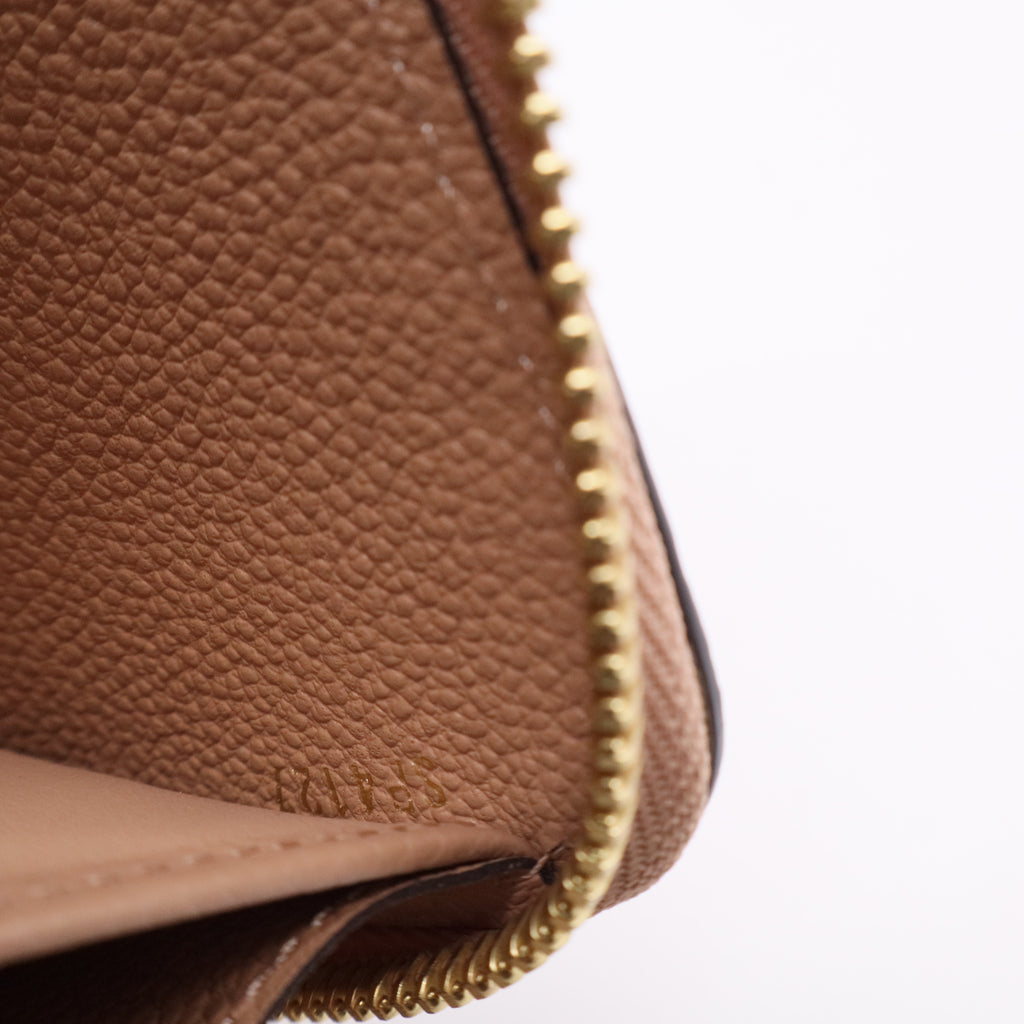 Louis Vuitton Arizona Monogram Empreinte Leather Zippy Wallet Twins LDJ3154