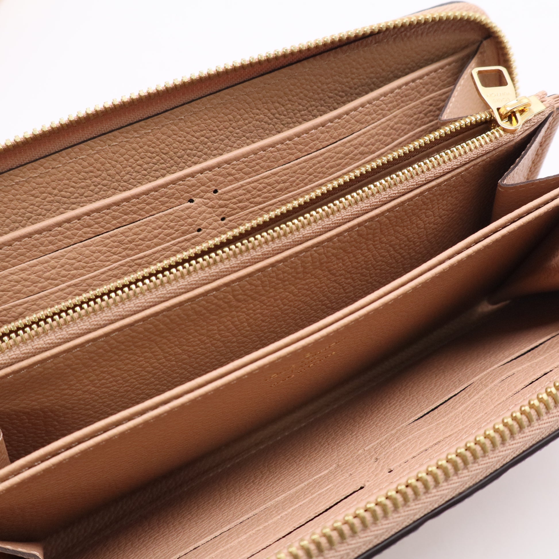 Louis Vuitton Arizona Monogram Empreinte Leather Zippy Wallet Twins LDJ3154