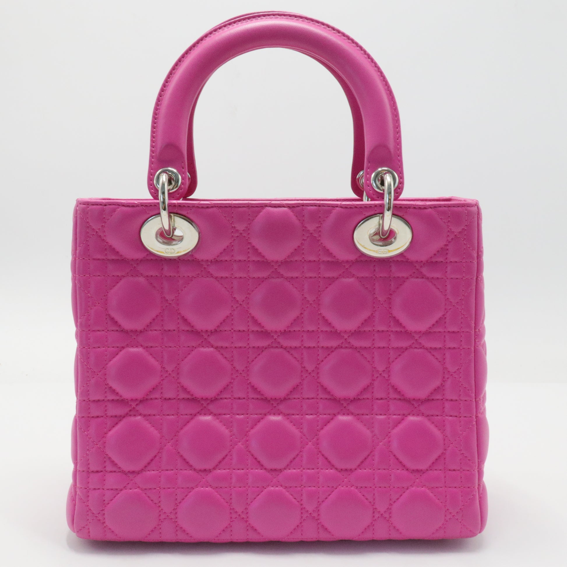 Lady Dior Bag Cannage Quilt Lambskin Medium