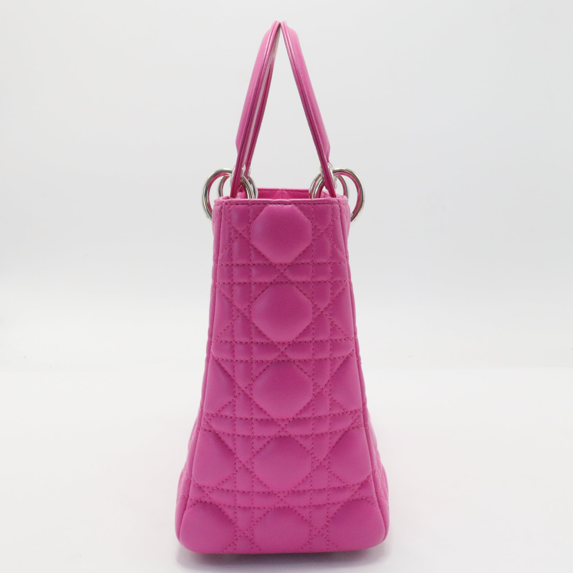 Lady Dior Bag Cannage Quilt Lambskin Medium