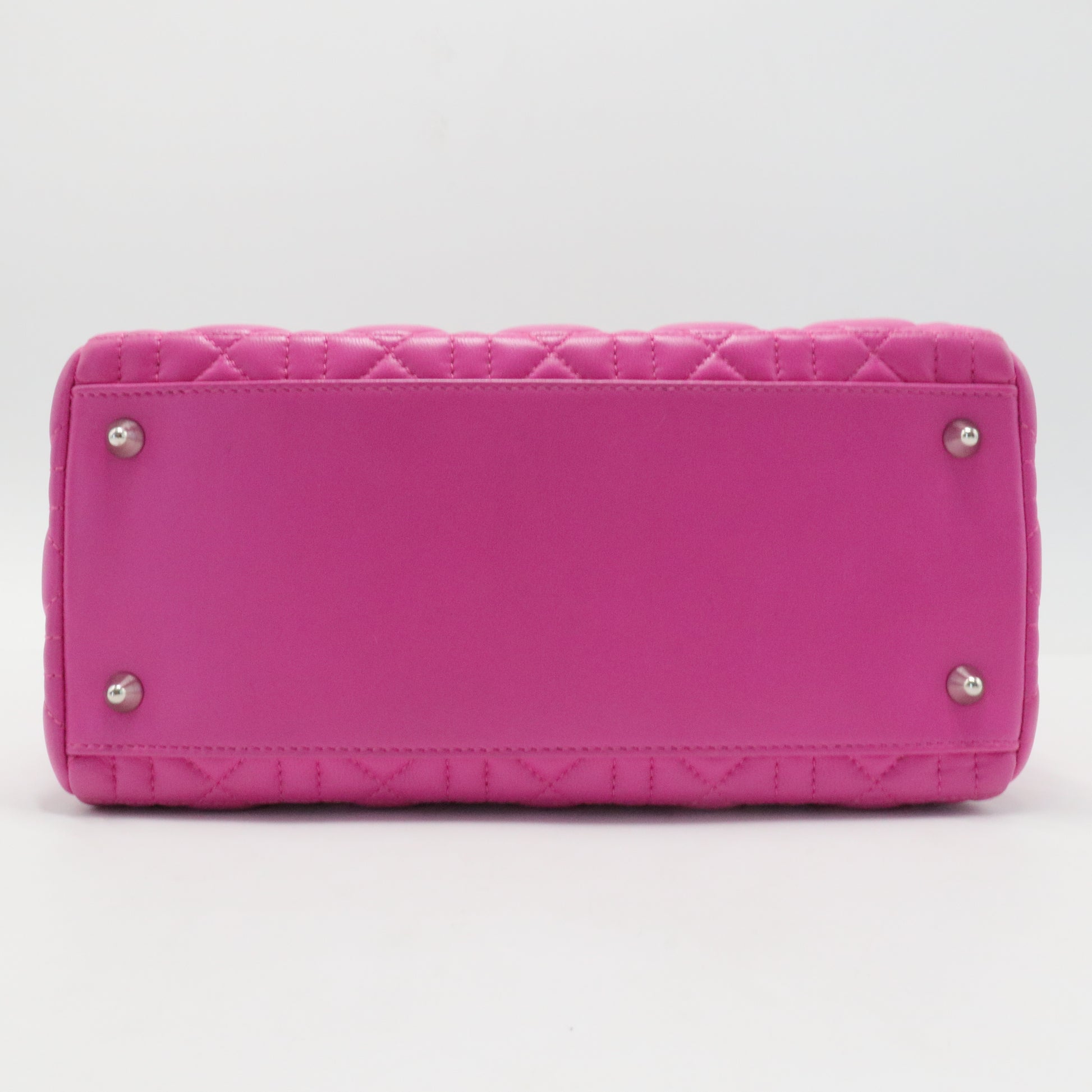 Lady Dior Bag Cannage Quilt Lambskin Medium
