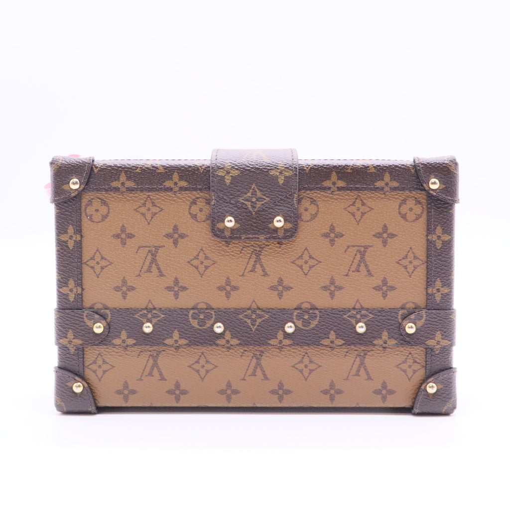 Petite Malle Handbag Reverse Monogram Canvas J2174 Twins