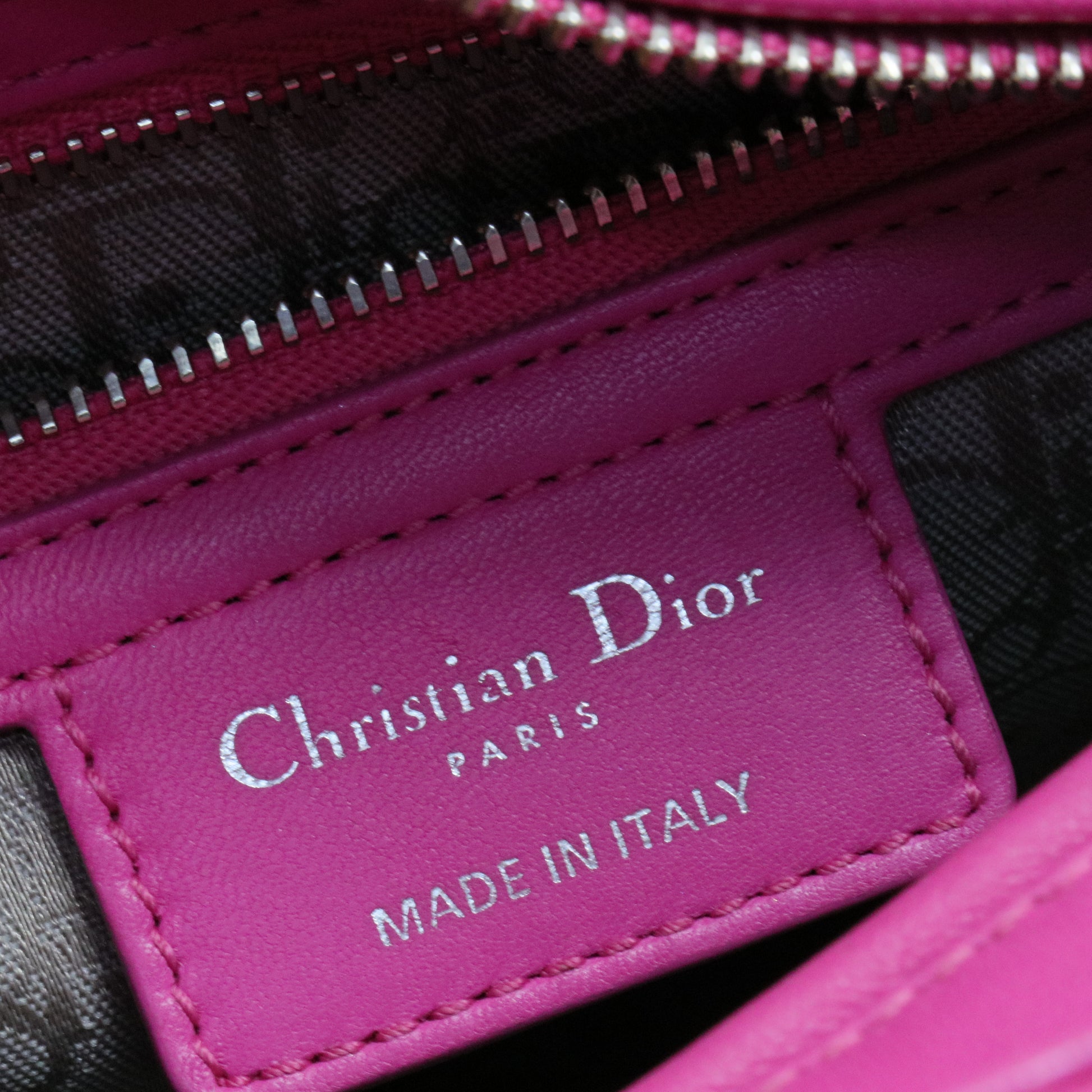 Lady Dior Bag Cannage Quilt Lambskin Medium