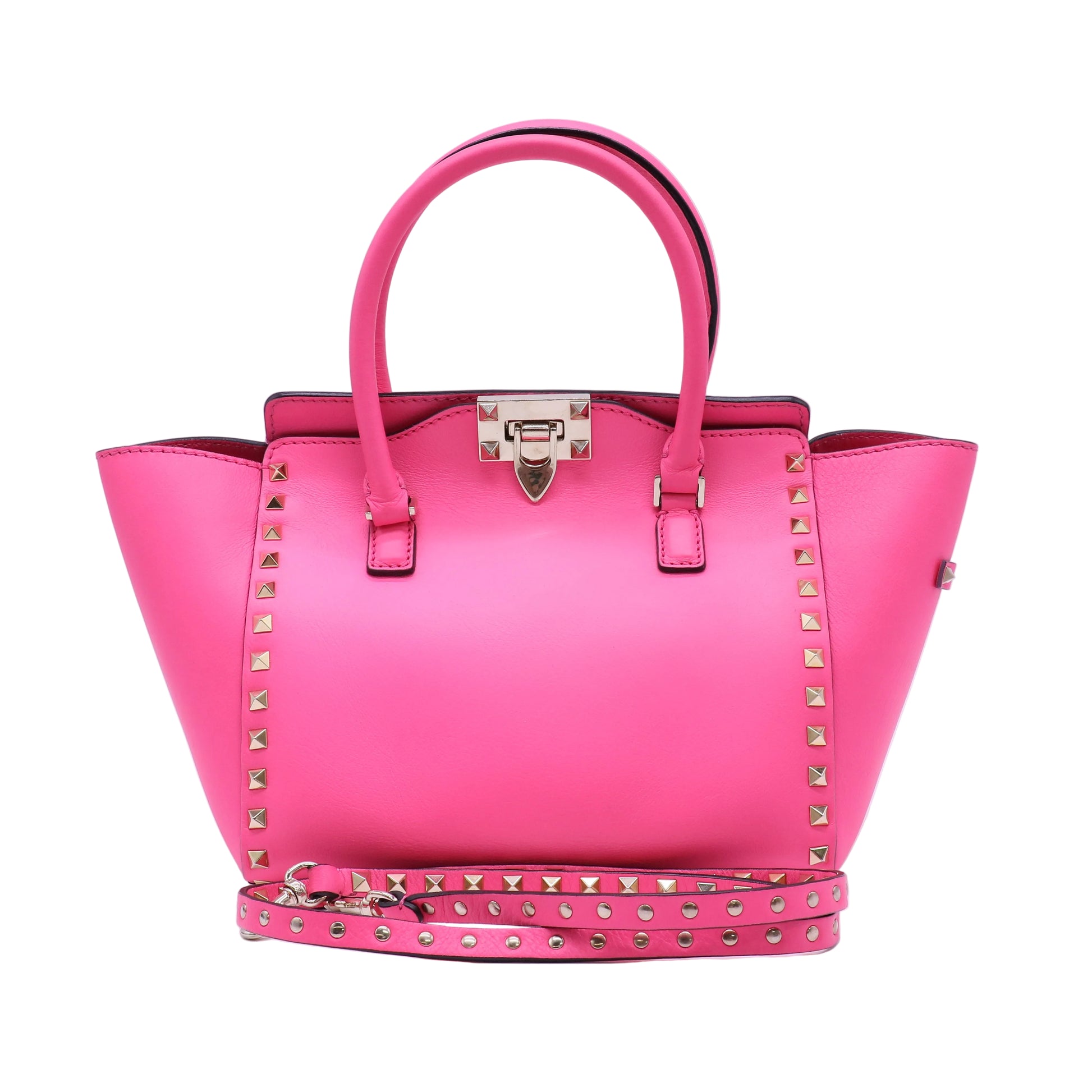 Valentino Garavani Rockstud Small Double Handle Tote Bag twins B21997