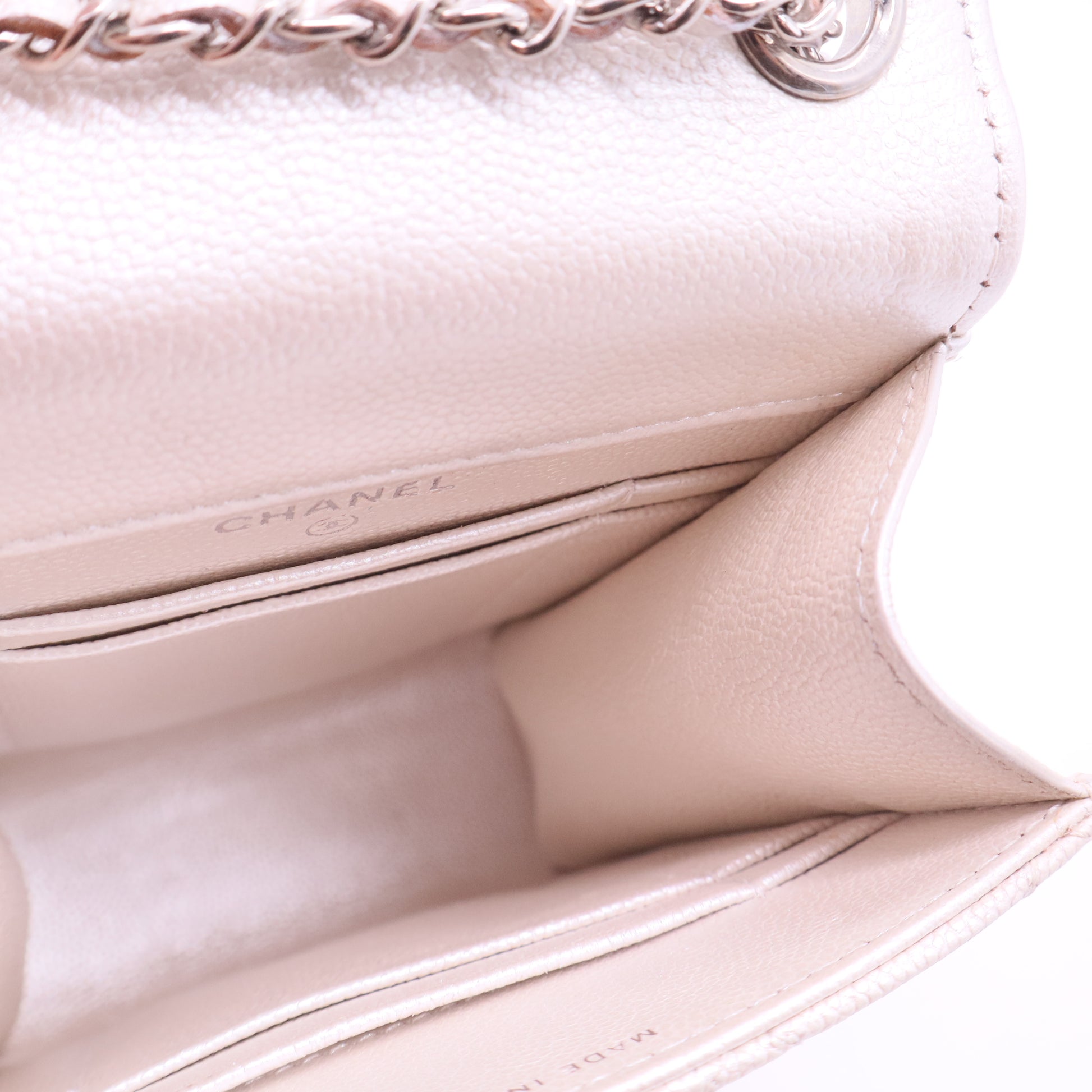 Caviar Quilted Golden Class Phone Holder