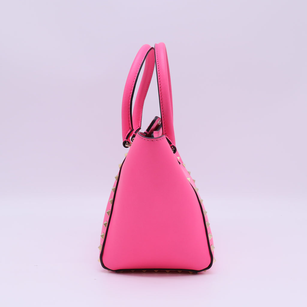 Valentino Garavani Rockstud Small Double Handle Tote Bag twins B21997