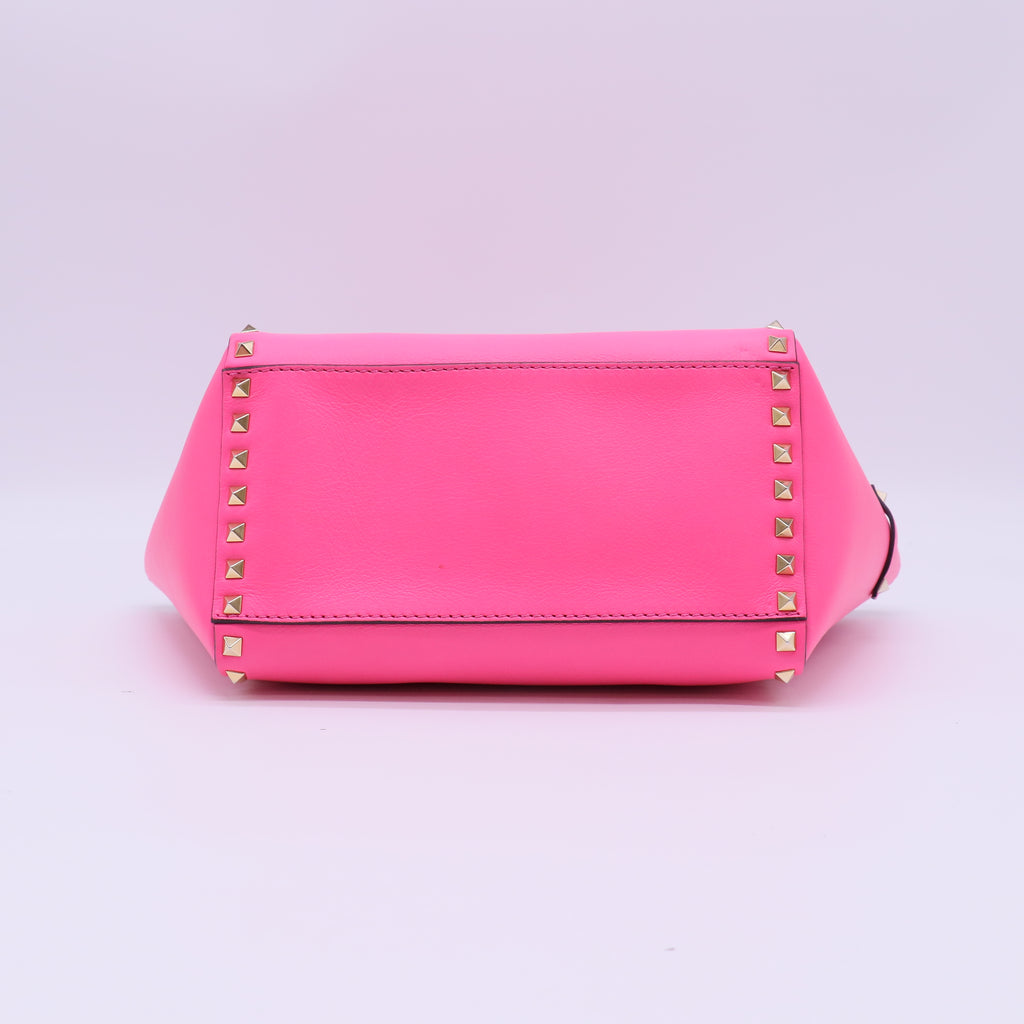 Valentino Garavani Rockstud Small Double Handle Tote Bag twins B21997