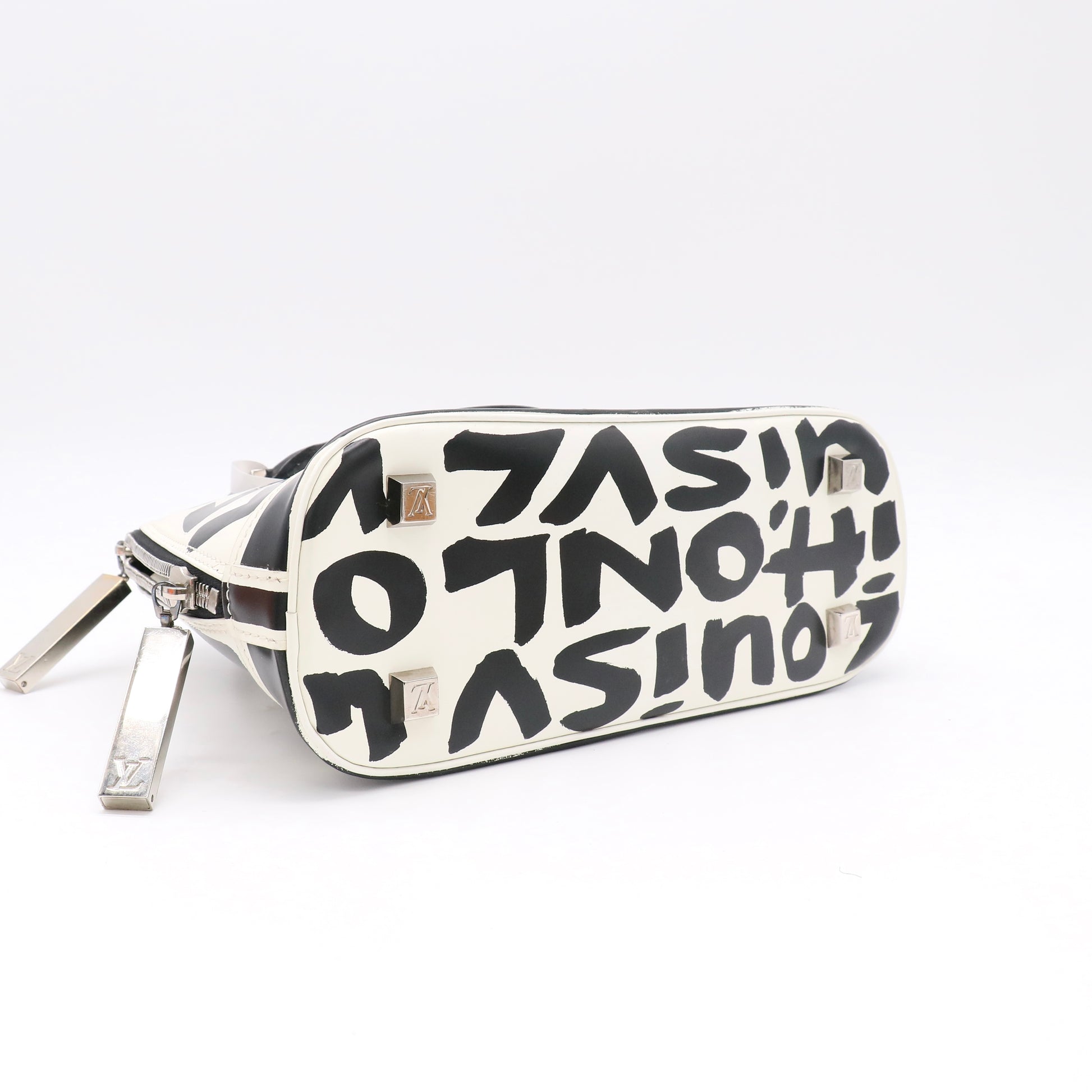 Alma Handbag Limited Edition Graffiti Leather MM Twins B23361