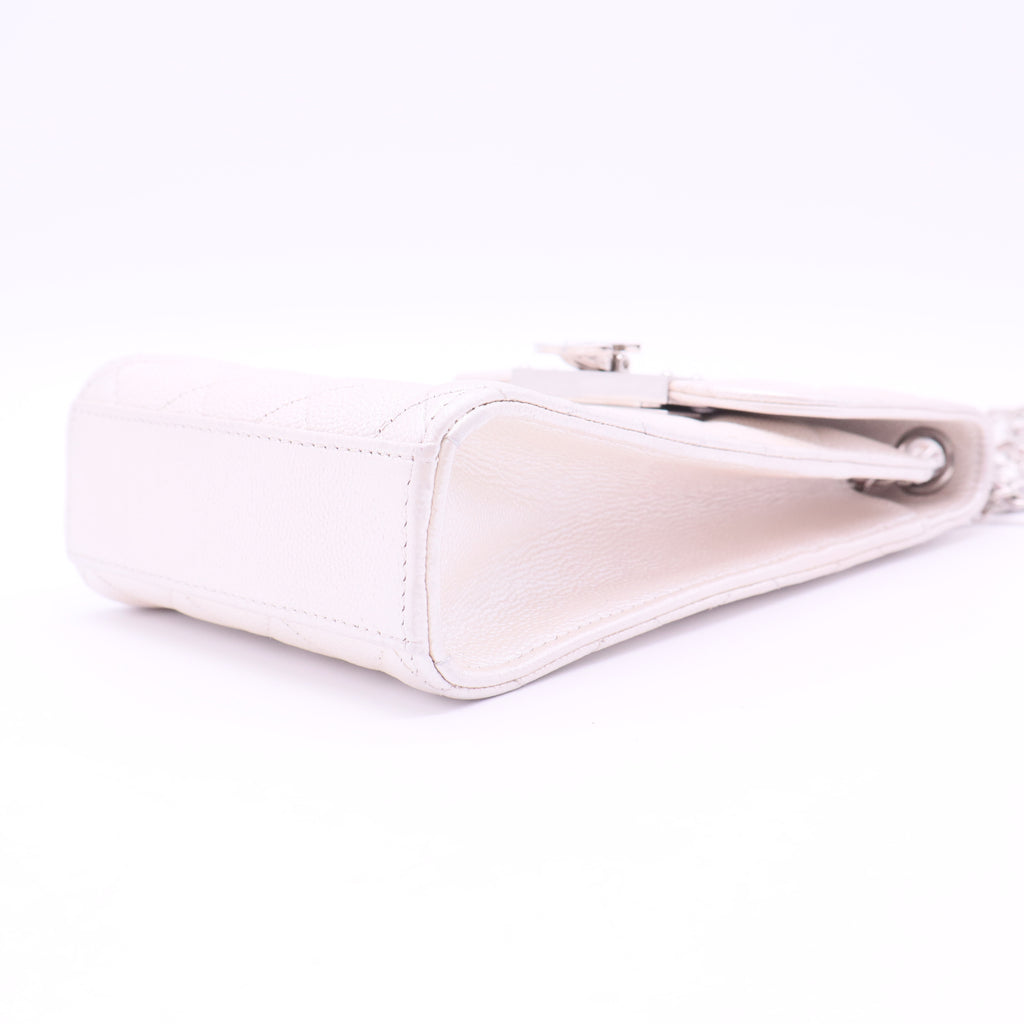 Caviar Quilted Golden Class Phone Holder