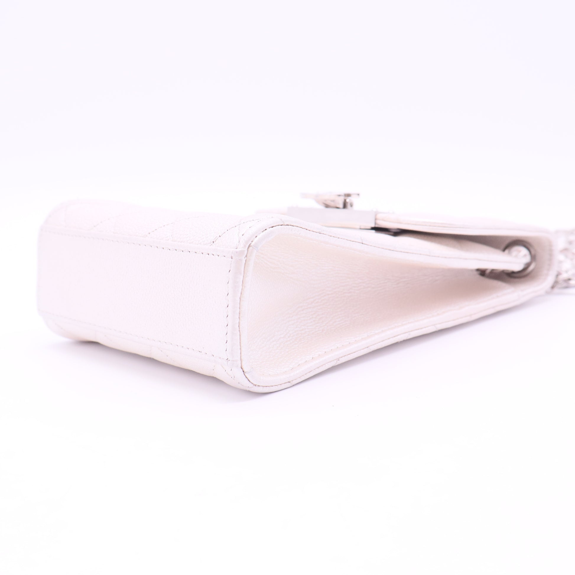 Caviar Quilted Golden Class Phone Holder