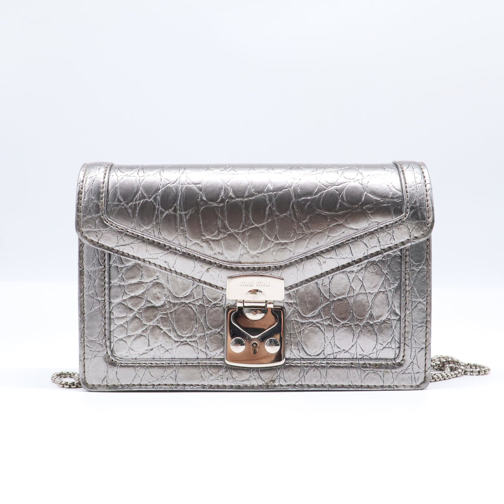 "Miu Confidential" St. Cocco Crossbody Bag B22253