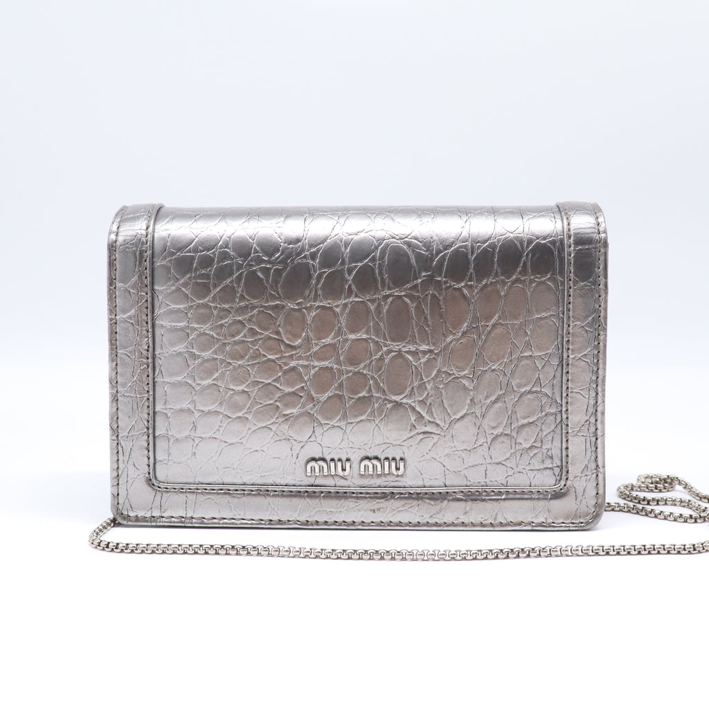 "Miu Confidential" St. Cocco Crossbody Bag B22253