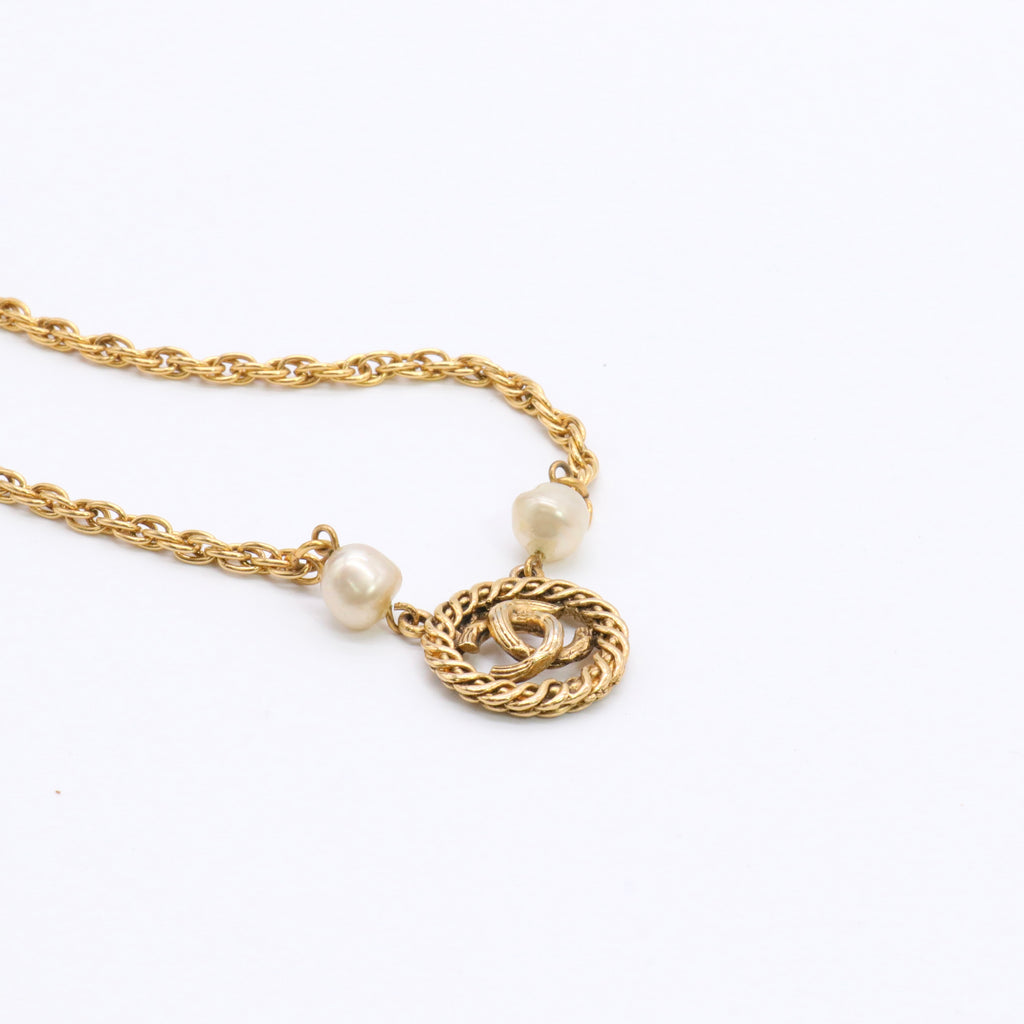 Vintage CC Collar Necklace