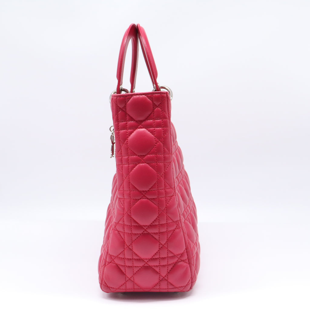 Lady Dior Bag Cannage Quilt Lambskin Large B22155