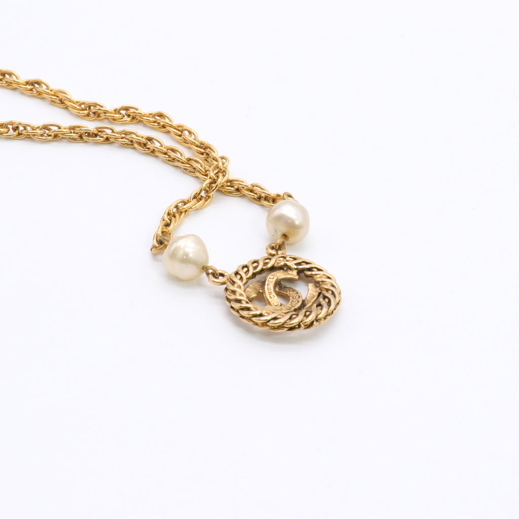 Vintage CC Collar Necklace