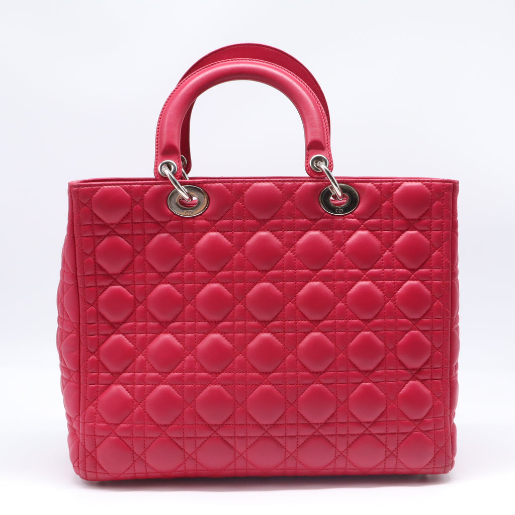 Lady Dior Bag Cannage Quilt Lambskin Large B22155