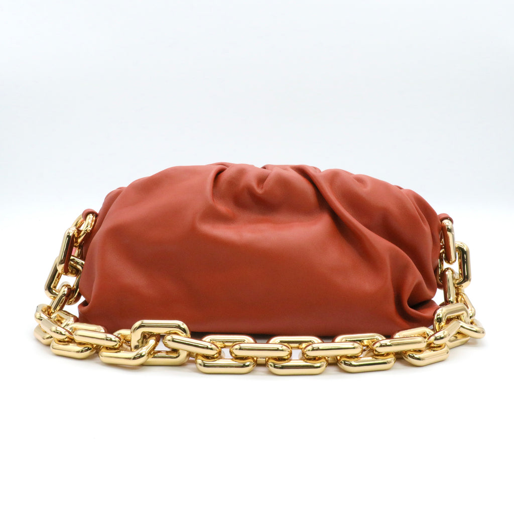 Leather Chain Pouch Shoulder Bag Twins