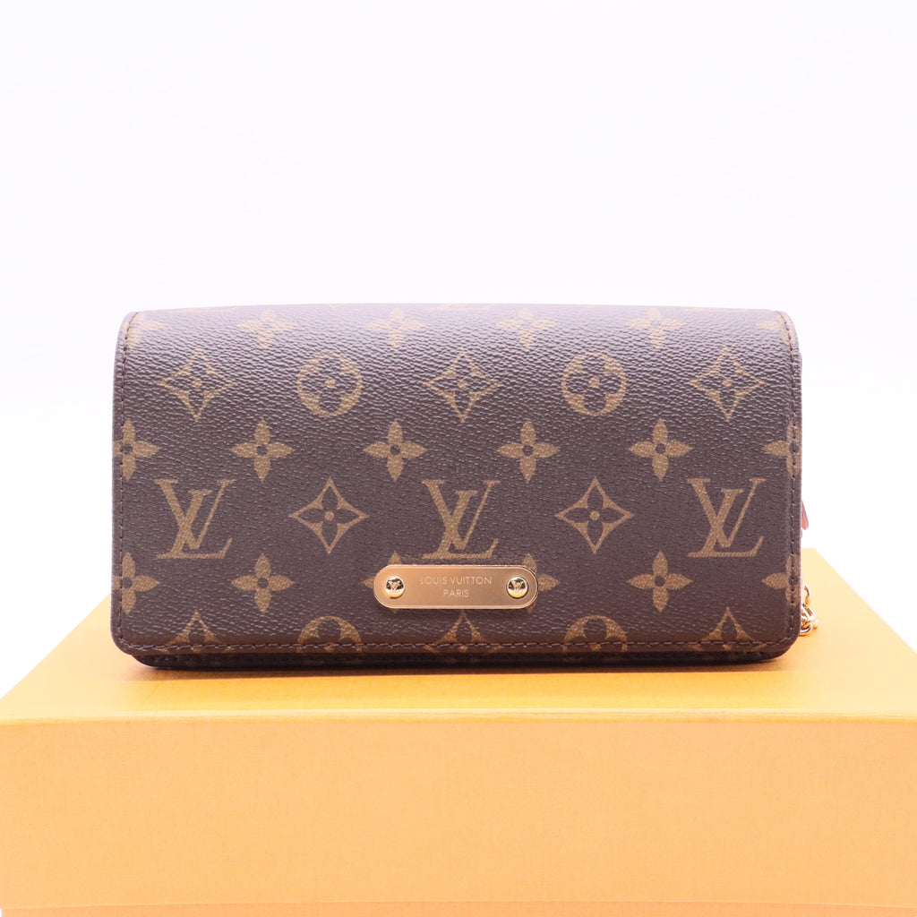 Monogram Canvas Lily Wallet on Chain J2186 Twins