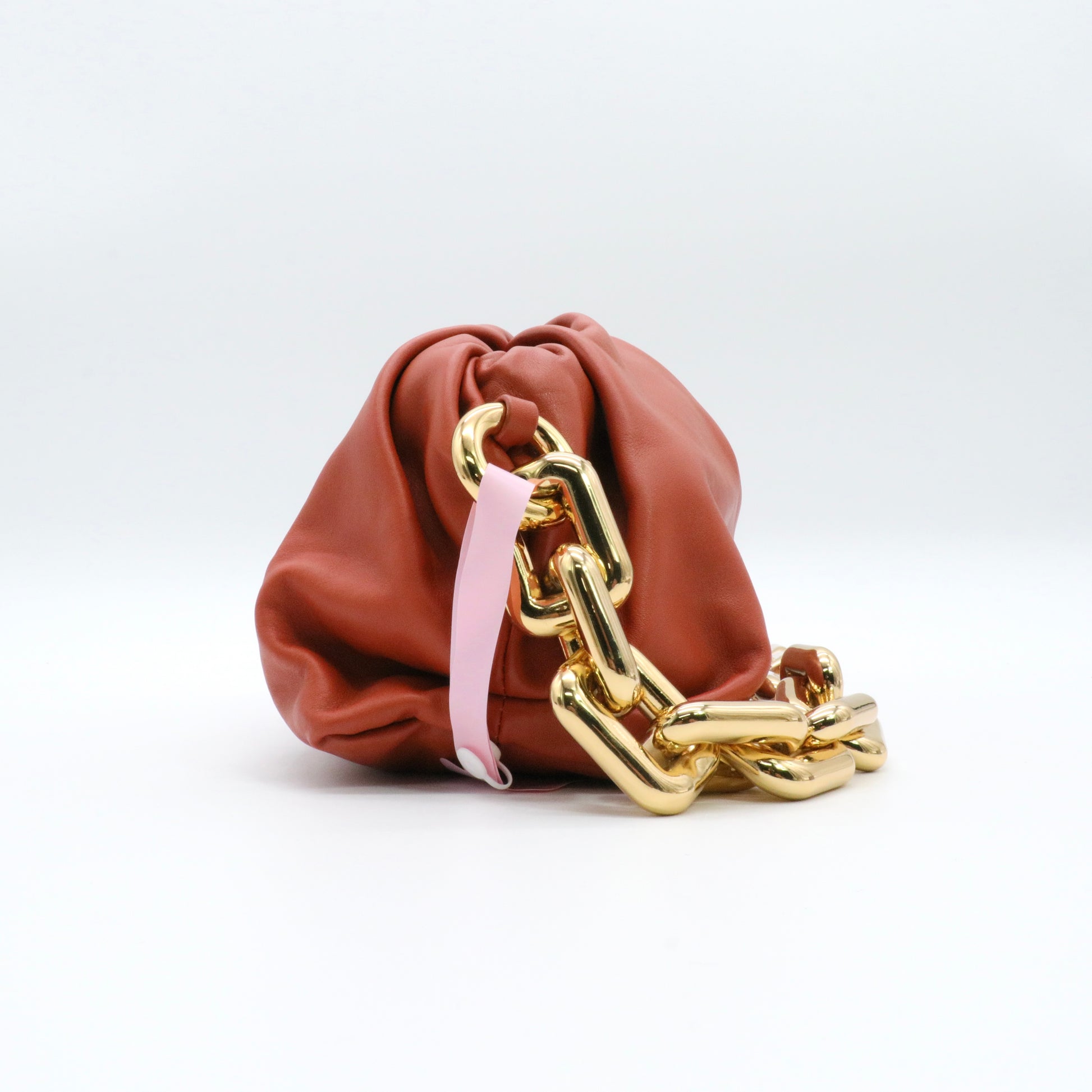 Leather Chain Pouch Shoulder Bag Twins