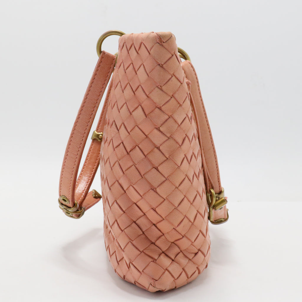 Capri Tote Intrecciato Nappa Small