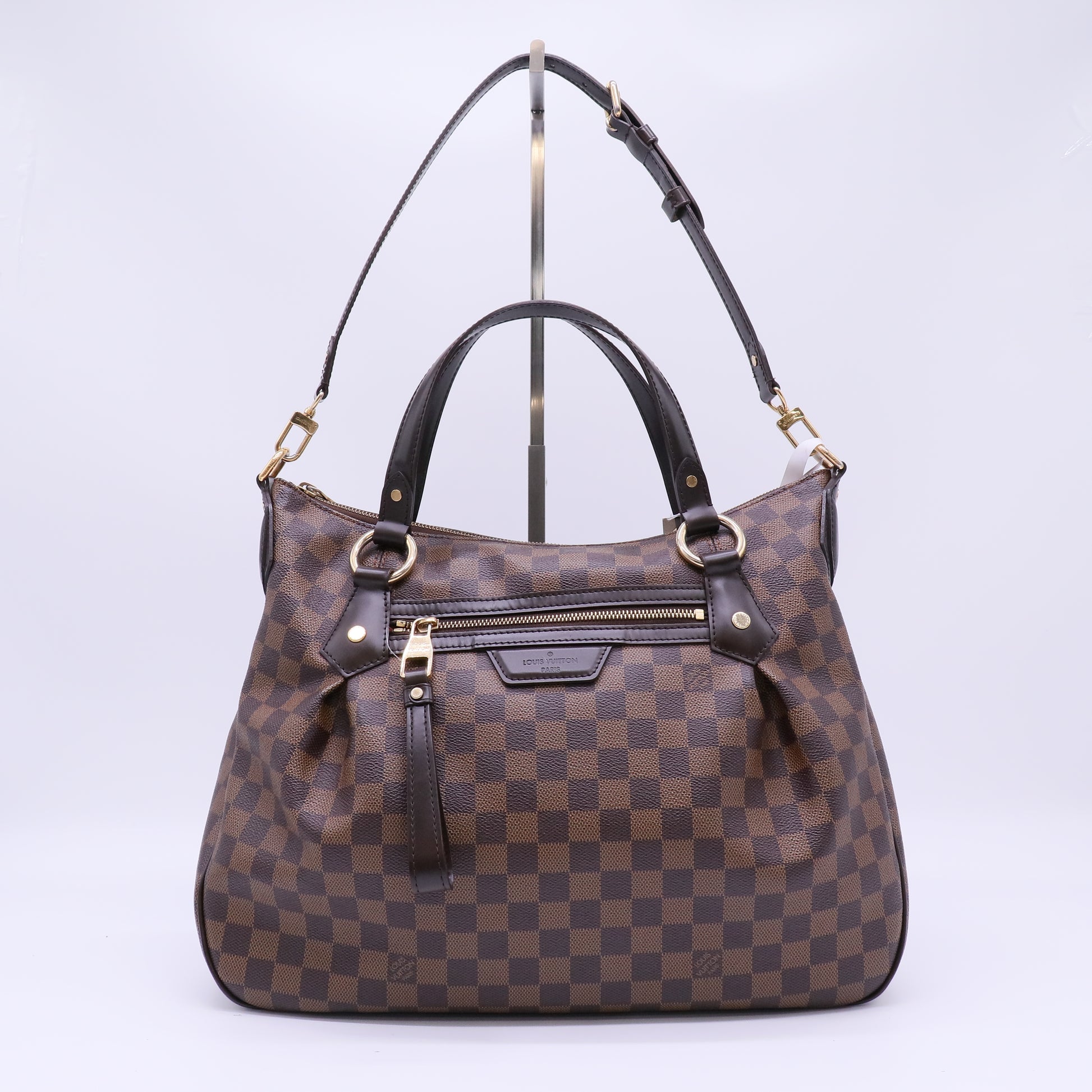 Evora Handbag Damier MM Twins B22492