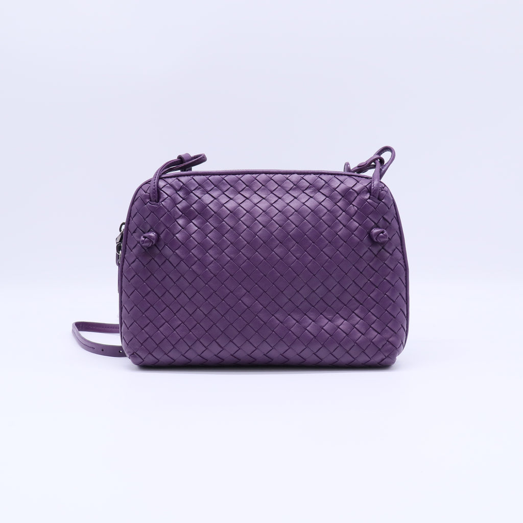 Bottega Veneta  Nappa Intrecciato Nodini Crossbody twins  B22246