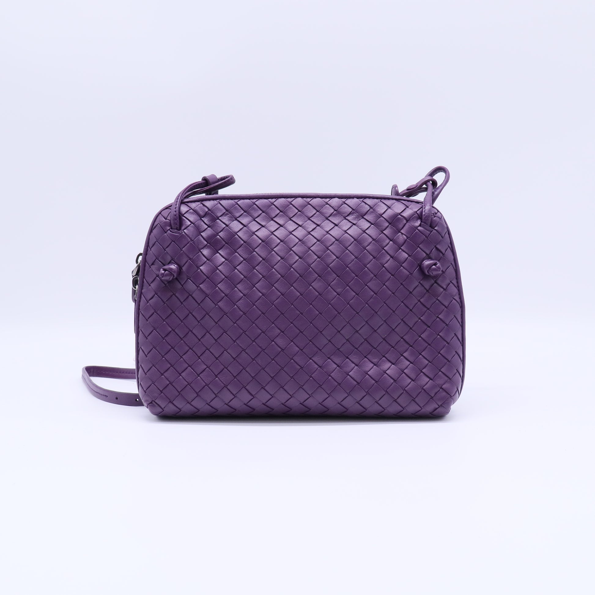 Bottega Veneta  Nappa Intrecciato Nodini Crossbody twins  B22246