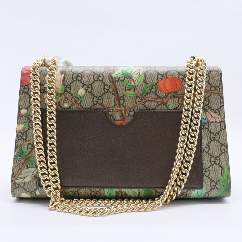 Padlock Shoulder Bag Tian Print GG Coated Canvas Medium