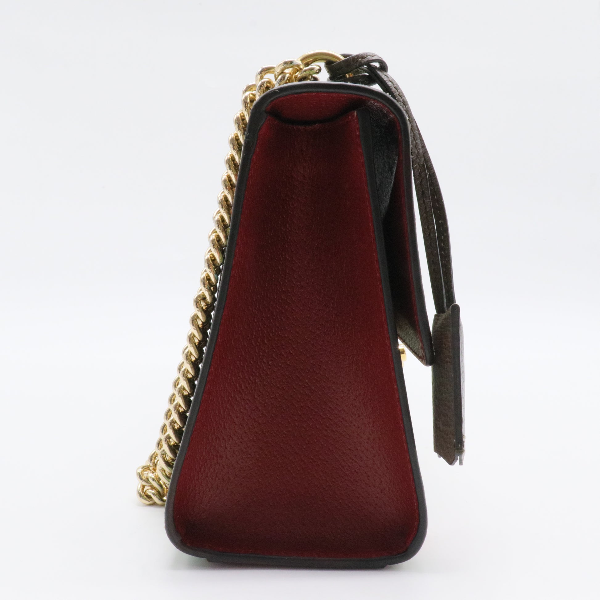 Padlock Shoulder Bag Tian Print GG Coated Canvas Medium