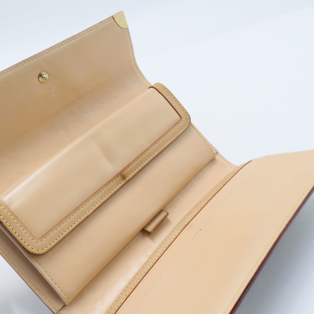 Black/Multicolor Monogram Canvas Porte Tresor International Wallet