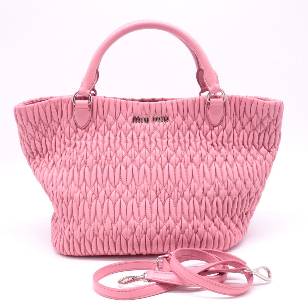 Crystal Tote Matelasse Leather Medium