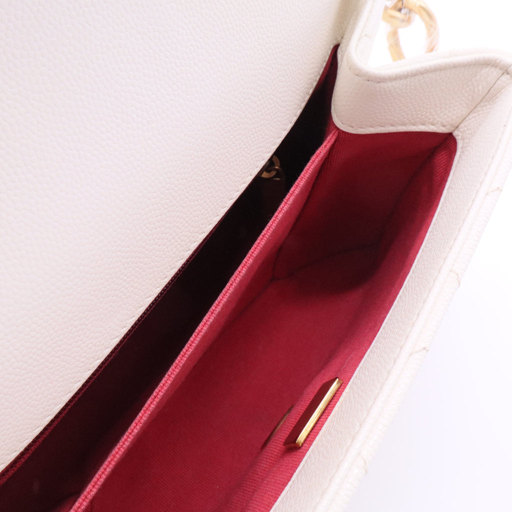 Matelasse Grained Calfskin Shoulder Bag J2183 Twins