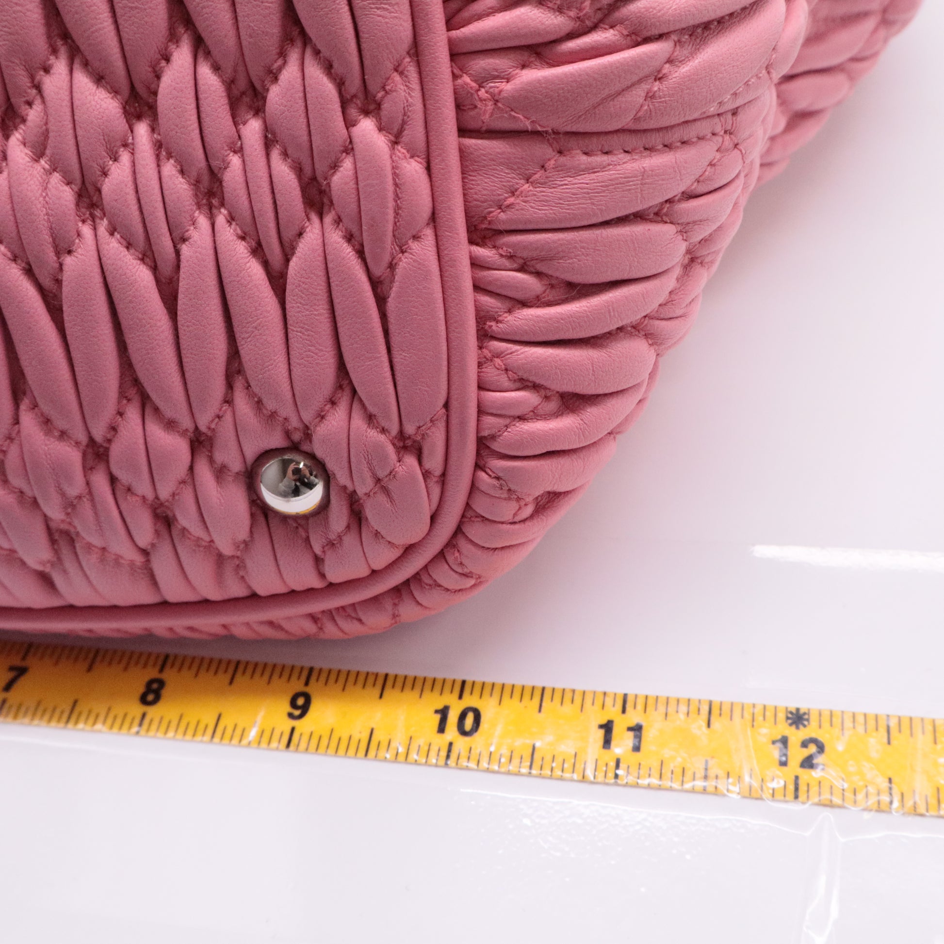 Crystal Tote Matelasse Leather Medium