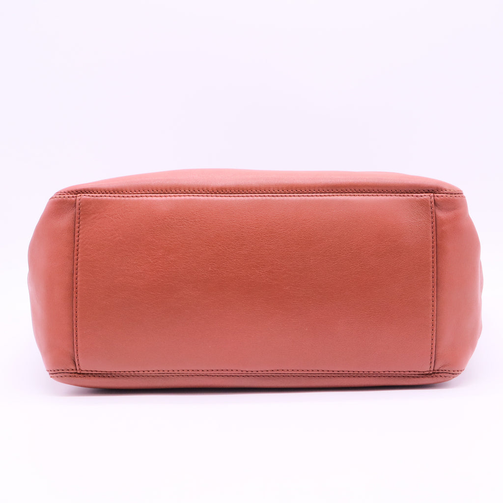 Vintage CC Resin Chain Tote Leather
