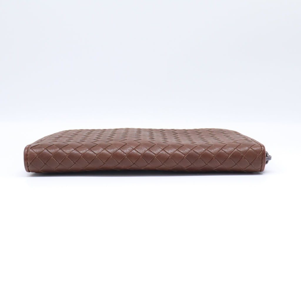 Bottega Veneta Intrecciato Zip Around Long Wallet W21700