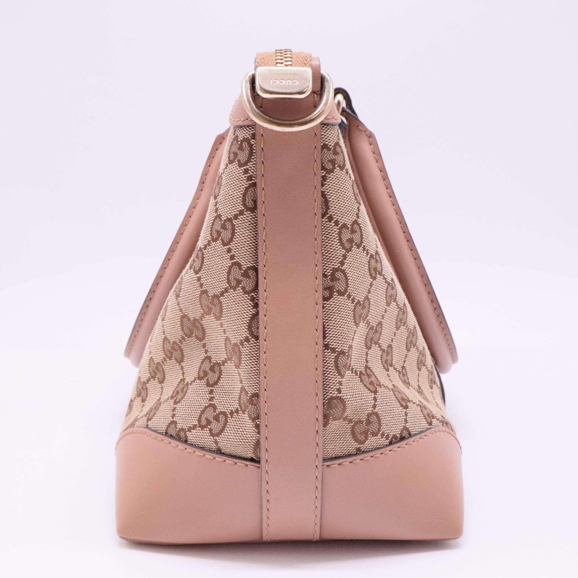 Gucci GG Canvas Web Boston Shoulder Bag Medium