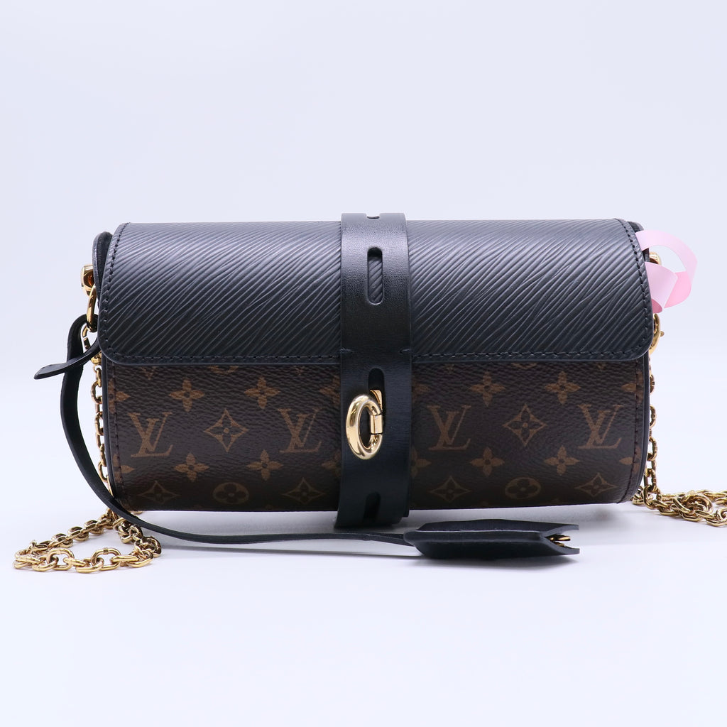 Black Epi Monogram Canvas Glasses Case Twins LDJ4257