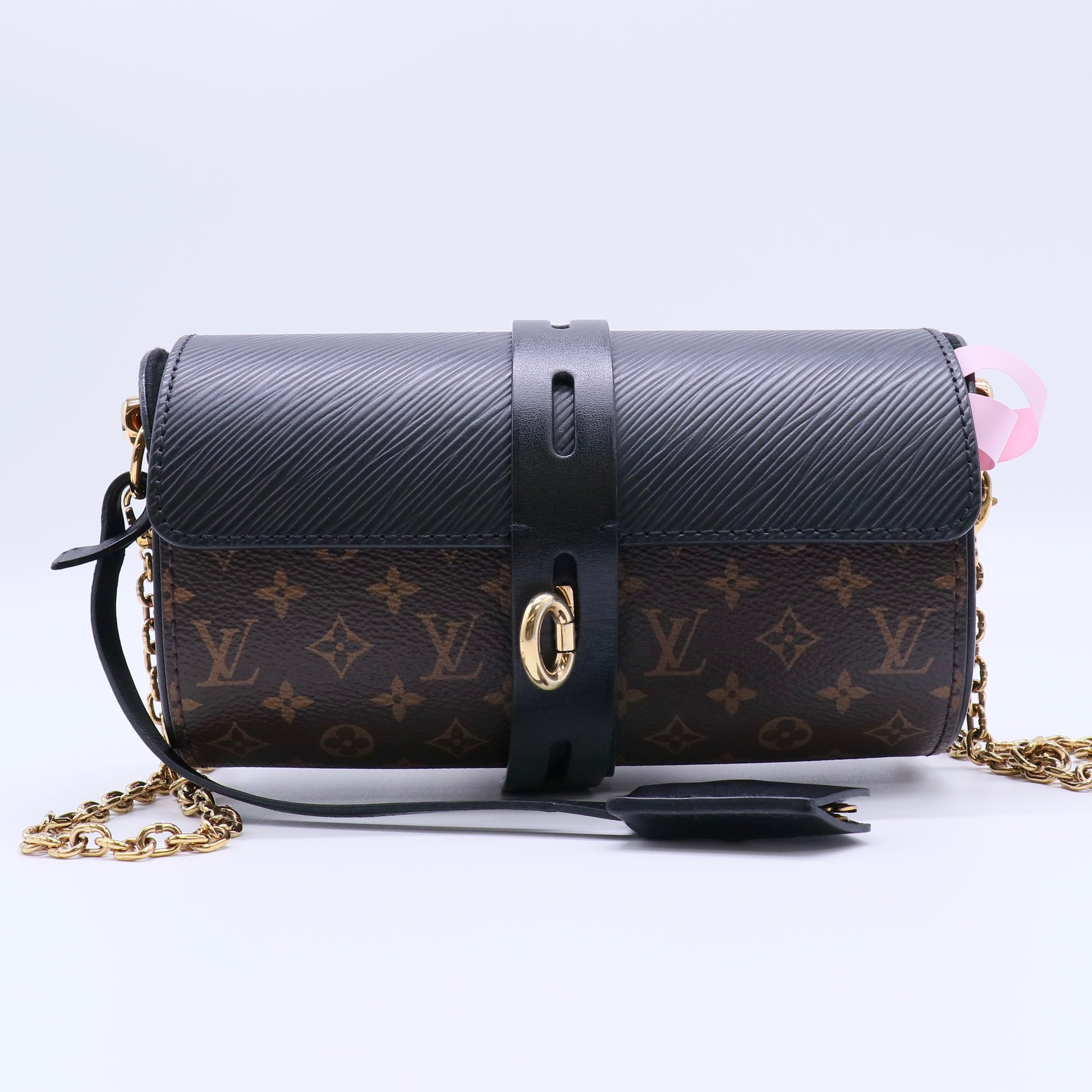 Black Epi Monogram Canvas Glasses Case Twins LDJ4257