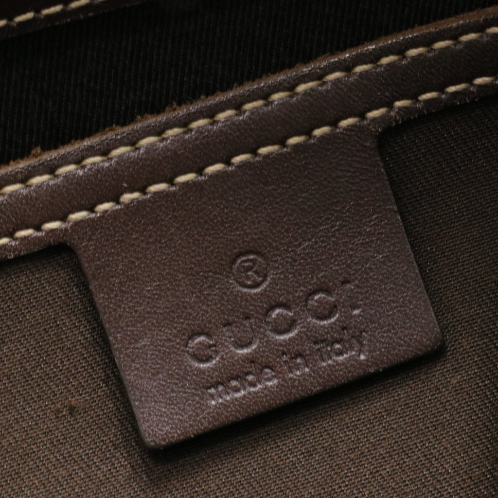 Plus Tote GG Coated Canvas with Leather Large