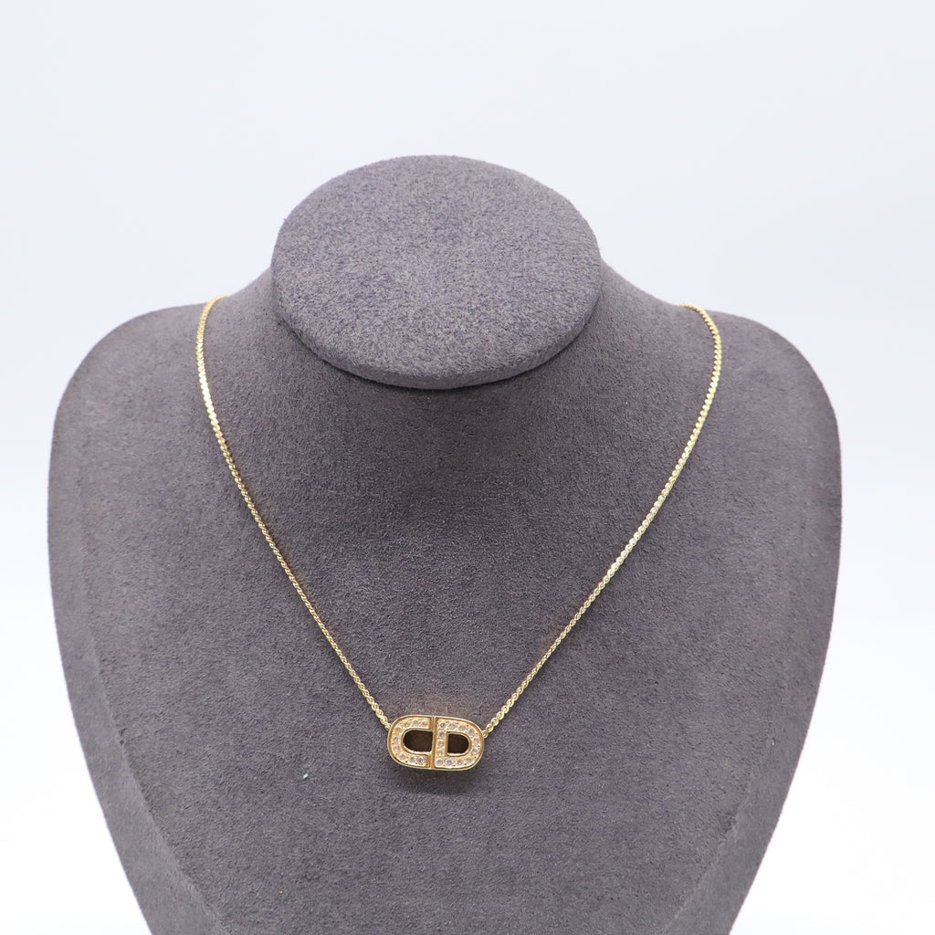 Dior Clair D Lune CD Pendant Necklace W21732
