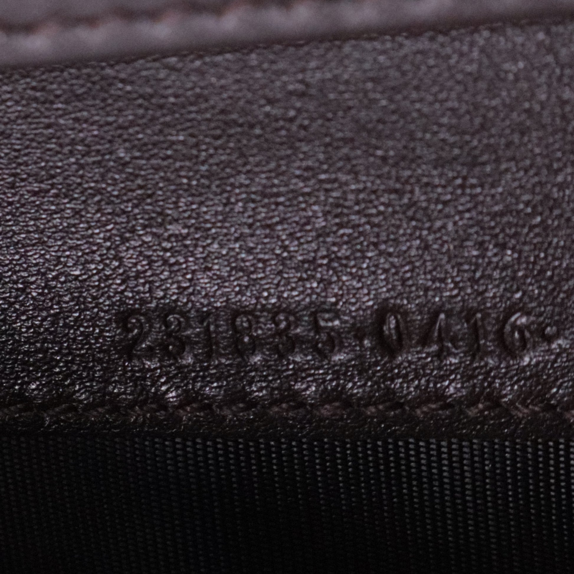 Black Guccissima Leather Continental Wallet