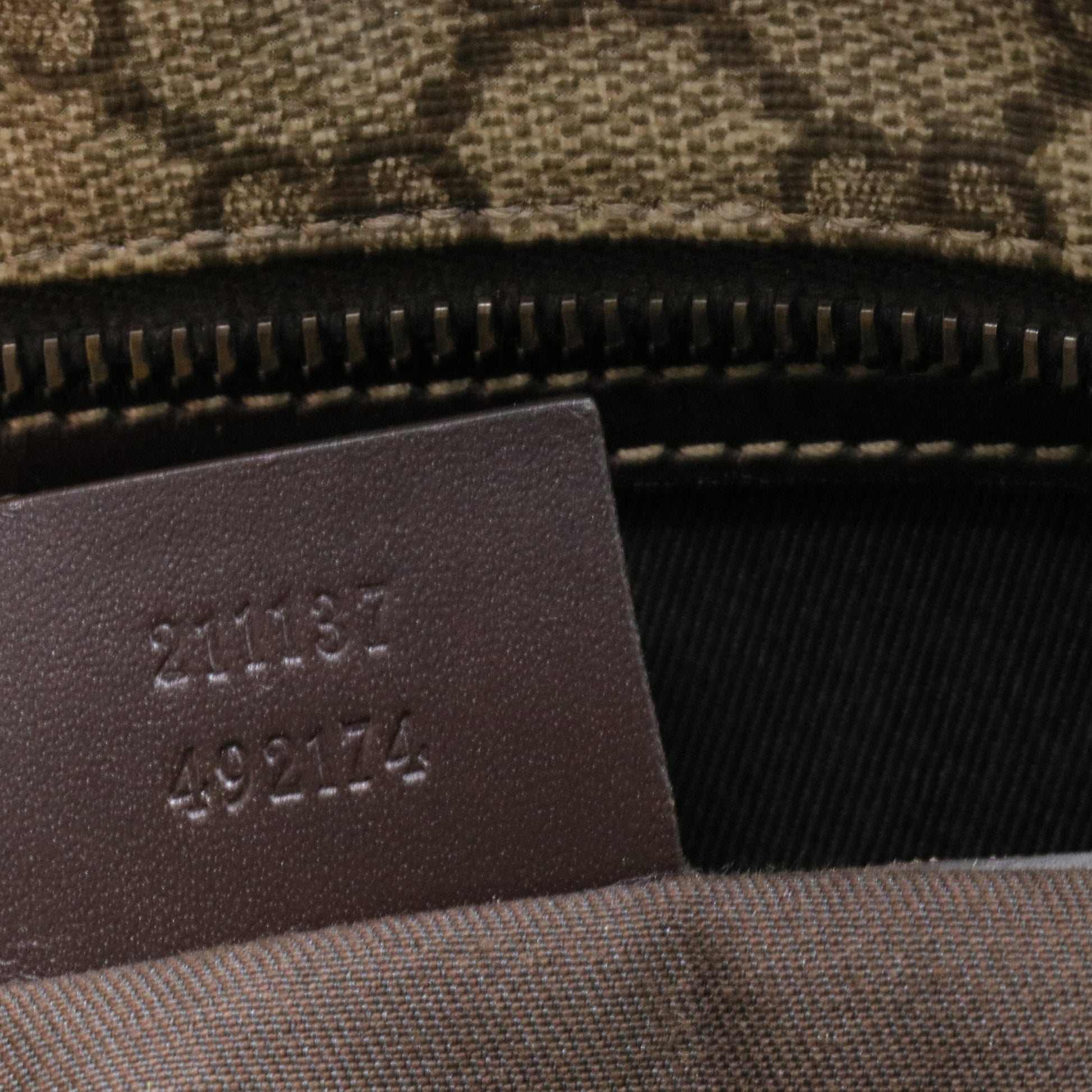 Plus Tote GG Coated Canvas with Leather Large