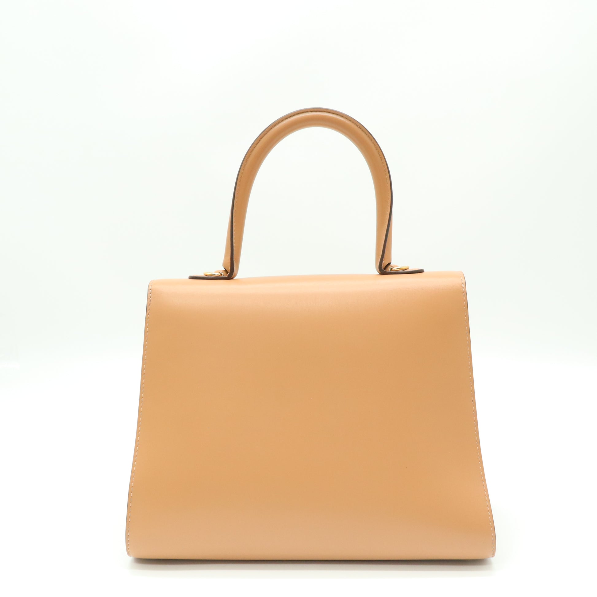 Delvaux Box Calfskin MM Brillant Satchel Vison twins B21575