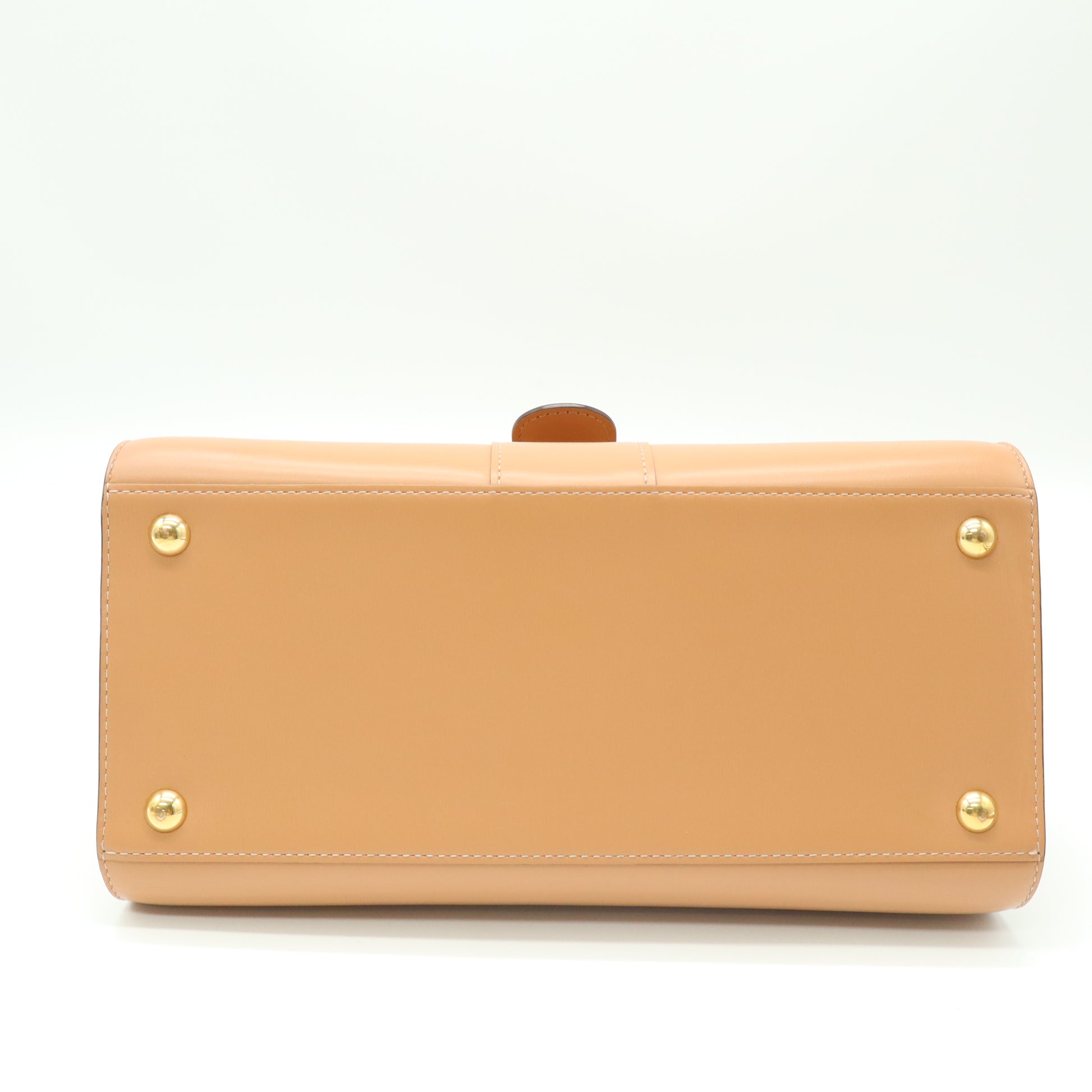 Delvaux Box Calfskin MM Brillant Satchel Vison twins B21575