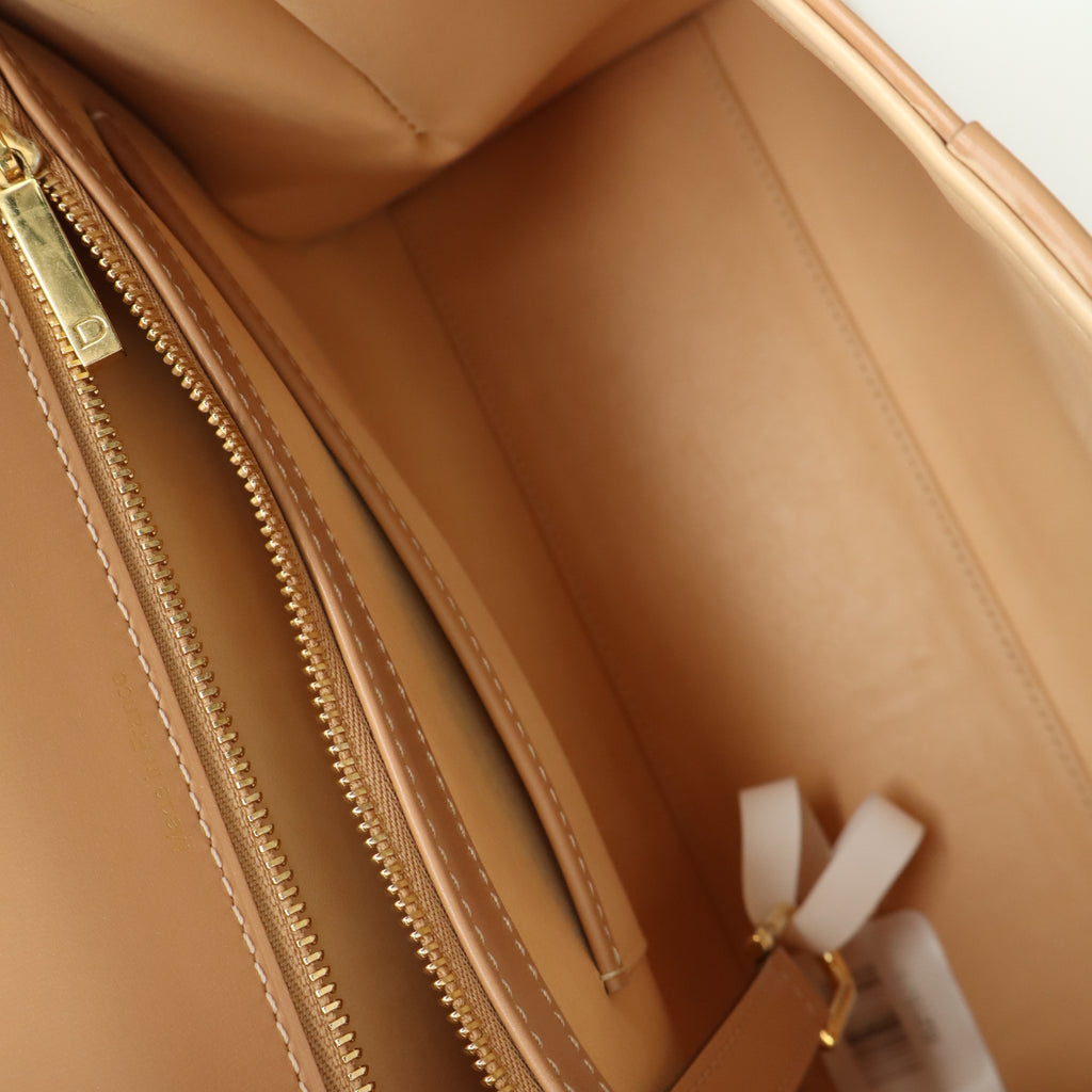 Delvaux Box Calfskin MM Brillant Satchel Vison twins B21575