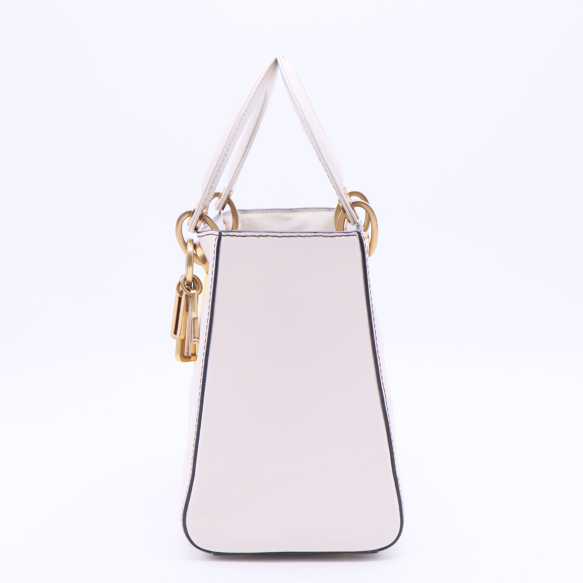 Lady Dior Bag Printed Leather Medium